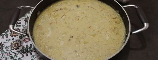 сливочно-чесночный суп-пюре. Шаг 4