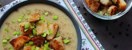 сливочно-чесночный суп-пюре. Шаг 6