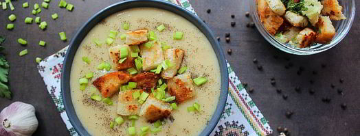 сливочно-чесночный суп-пюре. Шаг 7