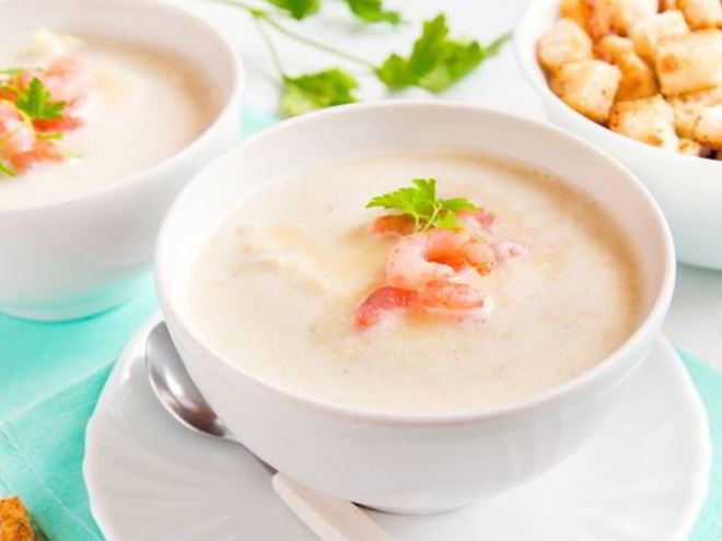 Рецепт сливочного рыбного супа-пюре