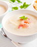 Сливочный рыбный суп-пюре