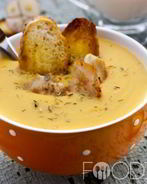 Сливочный суп-пюре с курицей