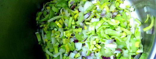 сливочный суп-пюре с овощами и курицей. Шаг 4