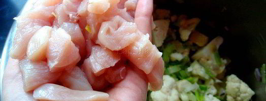 сливочный суп-пюре с овощами и курицей. Шаг 7