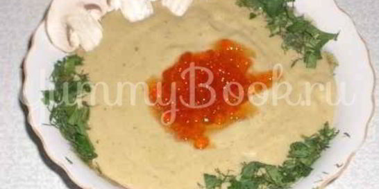 Суп-пюре грибной с беконом