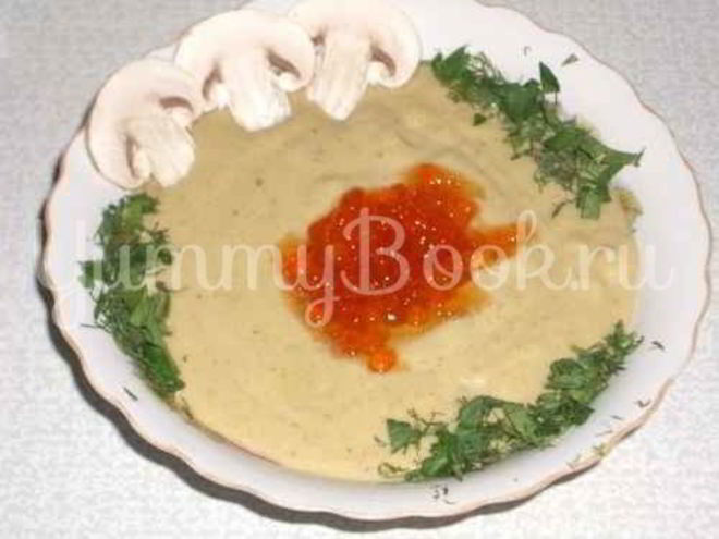 Рецепт супа-пюре грибного с беконом