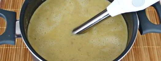 суп-пюре грибной с плавленным сыром. Шаг 10