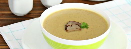 суп-пюре грибной с плавленным сыром. Шаг 11