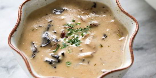 Суп-пюре грибной