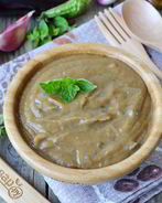 Суп-пюре из баклажанов и помидоров