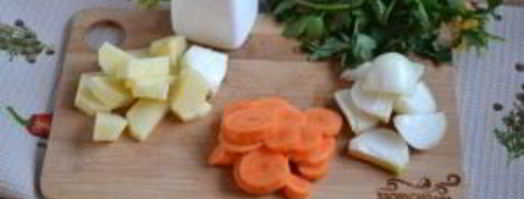 суп-пюре из брокколи и цветной капусты. Шаг 2