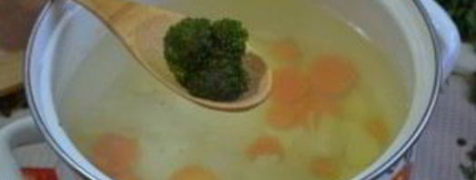 суп-пюре из брокколи и цветной капусты. Шаг 3