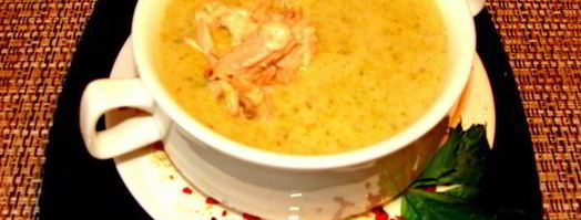 суп-пюре из брокколи с курицей и сыром. Шаг 6