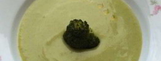 суп-пюре из брокколи с плавленым сыром. Шаг 5