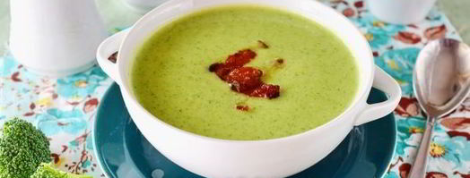 суп-пюре из брокколи со сливками. Шаг 11