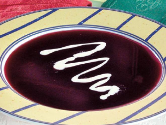 Рецепт супа-пюре из черники