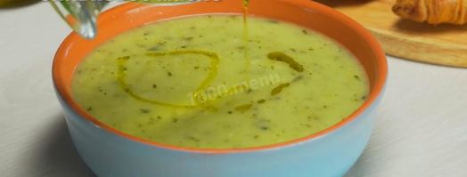 суп-пюре из кабачков с базиликом. Шаг 8