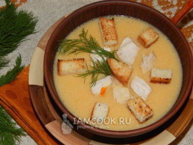 Рецепт супа-пюре из курицы с картофелем