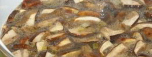 суп-пюре из лесных грибов. Шаг 7