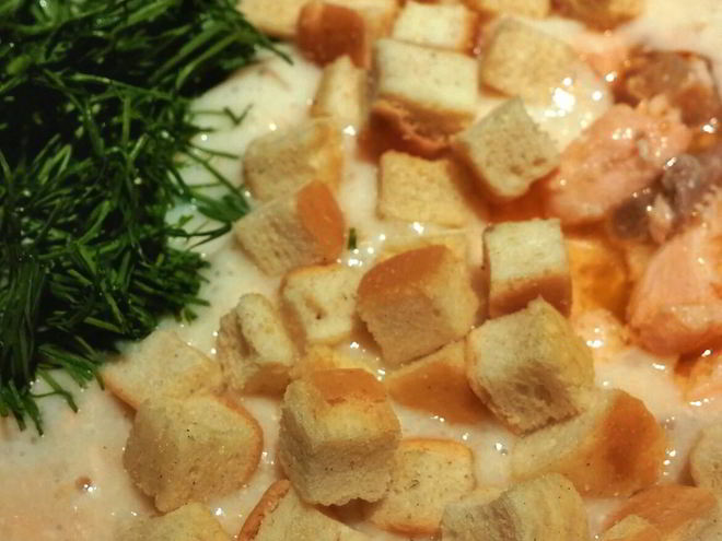 Рецепт супа-пюре из лосося