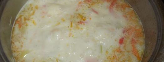 суп-пюре из морской рыбы. Шаг 3