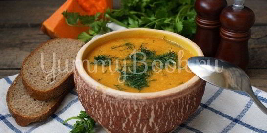 Суп-пюре из нута с тыквой