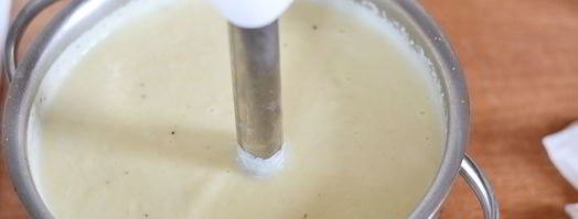 суп-пюре из овощей с семгой. Шаг 3