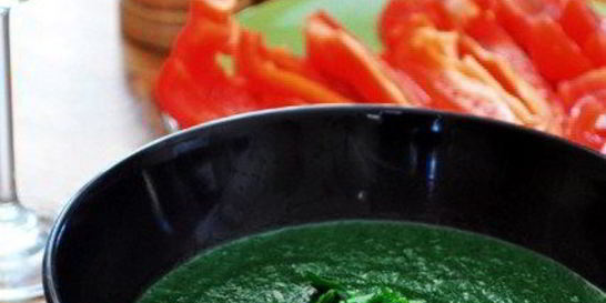 Суп-пюре из шпината