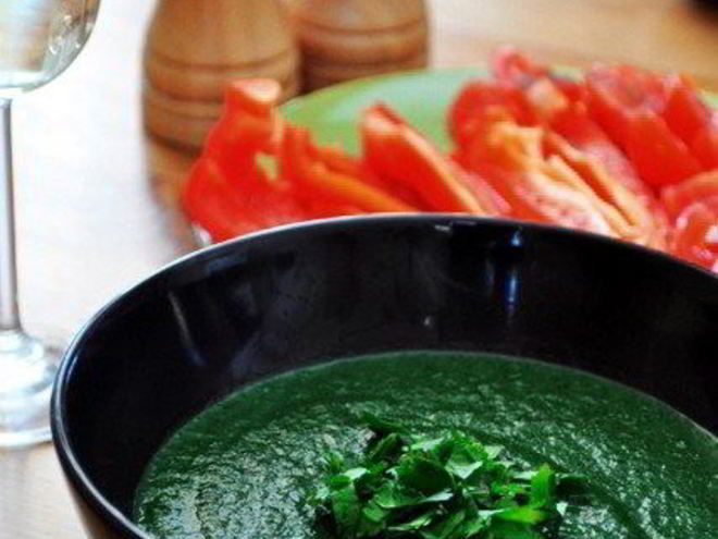 Рецепт супа-пюре из шпината