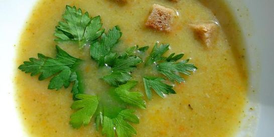 Суп-пюре из цветной капусты и брокколи