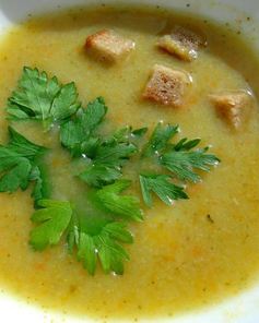 Суп-пюре из цветной капусты и брокколи