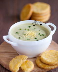 Суп-пюре из цветной капусты и цуккини