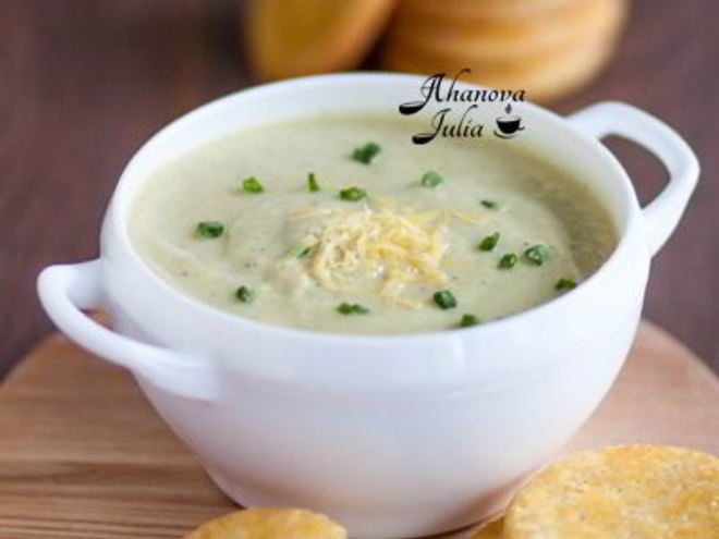 Рецепт супа-пюре из цветной капусты и цуккини