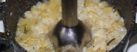 суп-пюре из цветной капусты и цуккини. Шаг 5