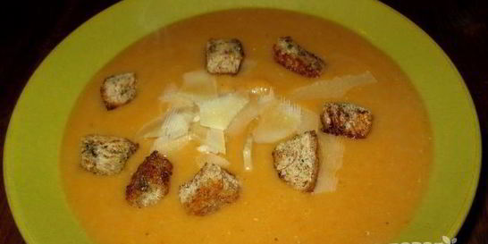 Суп-пюре из тыквы диетический