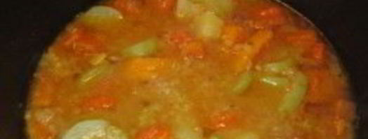 суп-пюре из тыквы диетический. Шаг 6