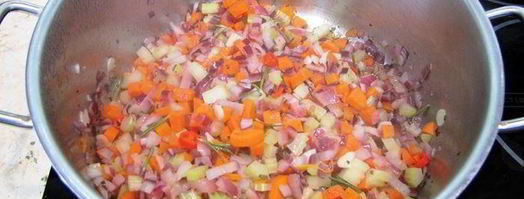 суп-пюре из тыквы по-итальянски. Шаг 3