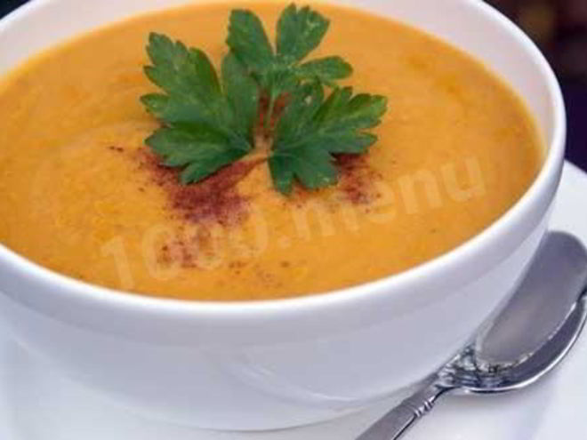 Рецепт супа пюре из тыквы с арахисовым маслом