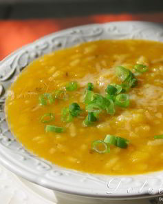 Суп-пюре из тыквы с рисом