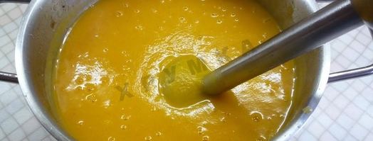 суп пюре из тыквы с яблоками и мускатным орехом. Шаг 8