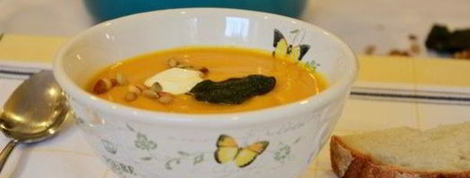 суп пюре из тыквы с яблоком. Шаг 3