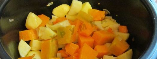 суп-пюре из тыквы со сливками в мультиварке. Шаг 5