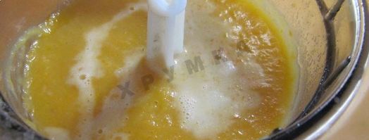 суп-пюре из тыквы со сливками в мультиварке. Шаг 10