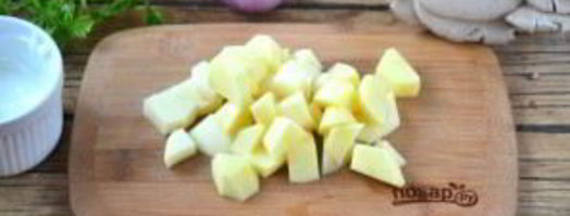 суп-пюре из вешенок. Шаг 2