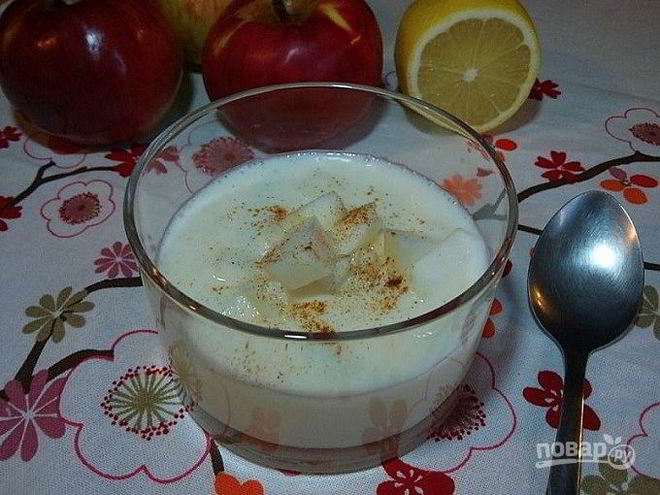 Рецепт супа-пюре из яблок