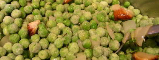 суп-пюре из зеленого горошка с чесноком и тмином. Шаг 4