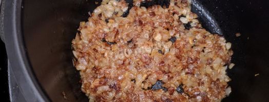 суп-пюре луково-грибной в мультиварке. Шаг 7