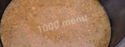 суп-пюре луково-грибной в мультиварке. Шаг 9