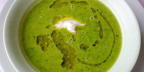 Суп-пюре Мятный горошек