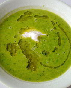 Суп-пюре Мятный горошек